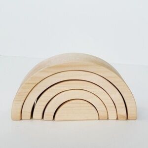 Green Walnut Natural Rainbow Stacker​​​​​​​